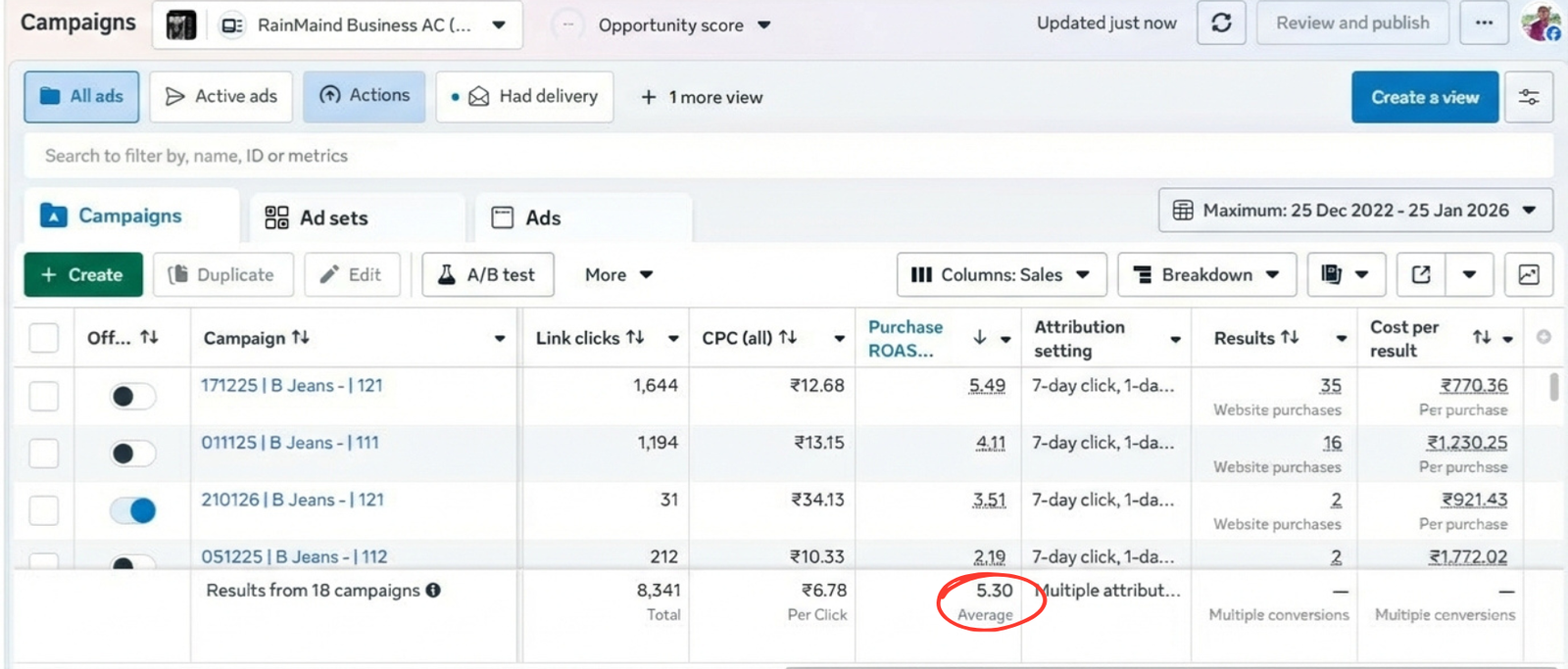 Meta Ads Performance 5